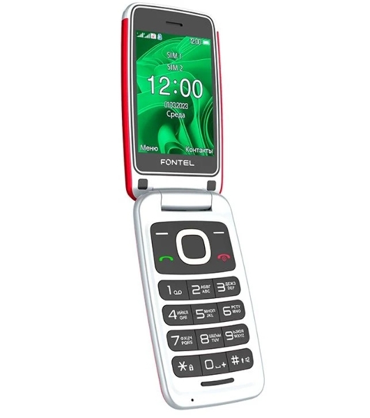 Мобильный телефон FONTEL FL280, красный