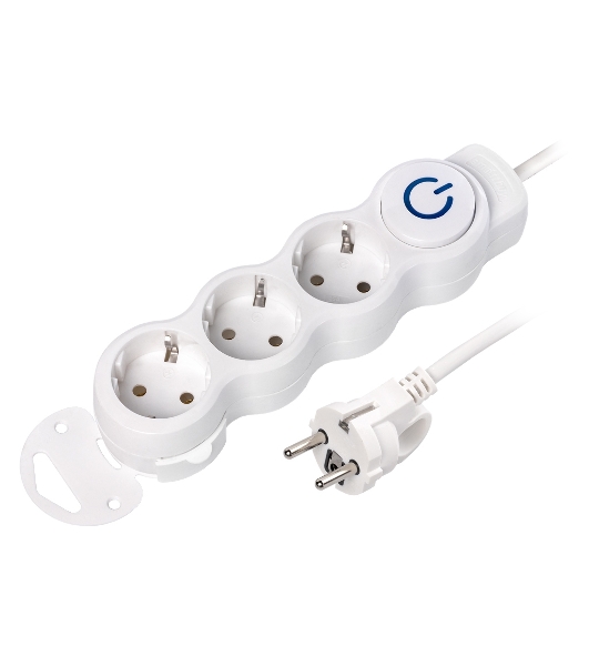 Удлинитель Smartbuy (SBE-16-3-05m-ZS) 3 роз х 5,0 м - белый
