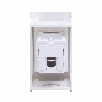 Розетка телефонная DKC Viva 45018 1-м 1 мод, RJ12, 6P6C, белый, фото2