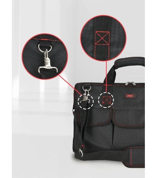 Сумка для инструментов Deli DL430901 Black Edition