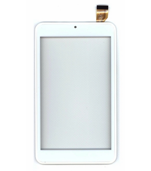 Сенсорное стекло (тачскрин) для Евросеть E-TAB 7.11, белое с рамкой