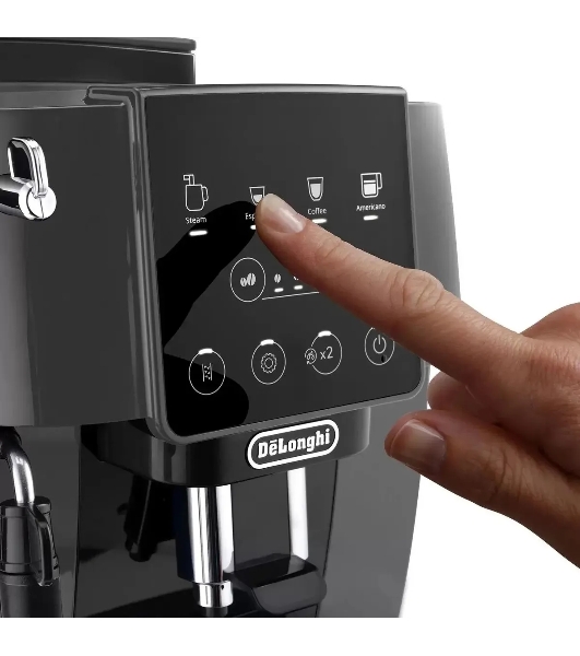 Кофемашина автоматическая DeLonghi ECAM220.22.Gb черный, исп. кофе - зерновой/молотый, 1.8 л, 1450 Вт, 15 Бар.