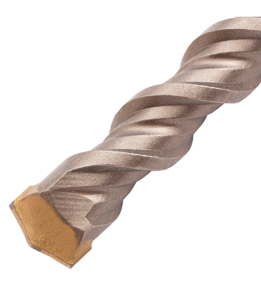 Бур по бетону Denzel двойная спираль, Cobalt W-tip, 18x460 мм, SDS PLUS