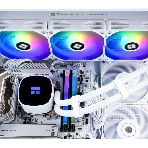 Система жидкостного охлаждения Thermalright Frozen Horizon 360 V2 Soc-AM5/AM4/1200/1700/1851 белый 4-pin 29.5dB Al Ret (F-HORIZON-360-WH-V2), фото4