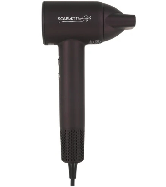 Фен Scarlett SC-HD70I43 фиолетовый, 1600 Вт, ионизация