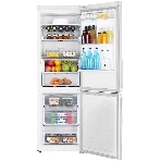 Холодильник Samsung RB33J3515WW/EF белый двухкамерный 231/108л морозилка снизу, No Frost, фото2