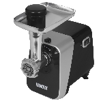 Мясорубка электрическая Renova MG260-R1BP черный, 2600 Вт, 2.5 кг/мин, реверс, защита от перегрузки, металлический лоток, насадки - 7, фото2