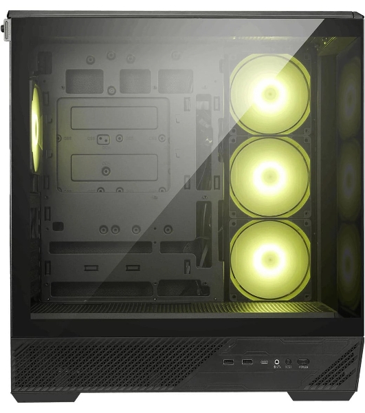 Компьютерный корпус MSI MAG PANO 130R PZ 2xUSB 3.2 Gen 1, 1xUSB 3.2 Gen2 Type-C, 3x120мм ARGB Reverse Blade Fan, 1x120мм ARGB Fan, 1 to 3 Fan PWM Splitter, Tempered Glass Window