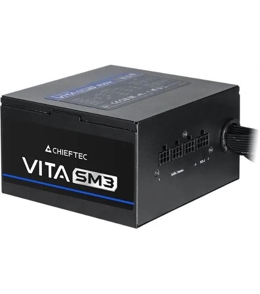 Блок питания Chieftec Vita SM3 BPX-750-C (ATX 3.1, 750W, 80 PLUS BRONZE, Active PFC, 120мм fan, Semi-modular Cable Management) Retail