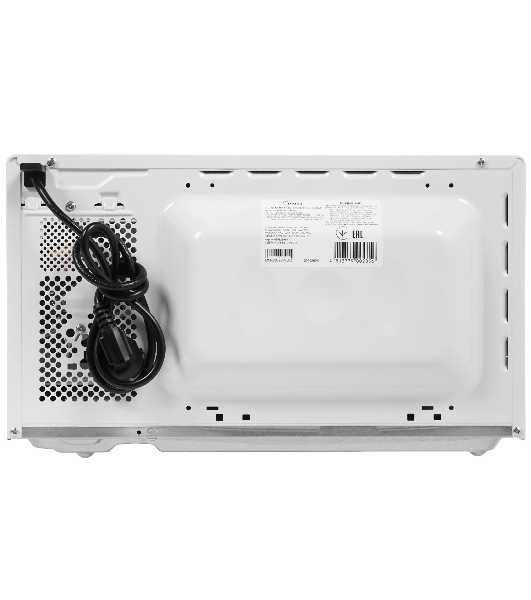 Микроволновая печь Midea MM720CY6-W белый, 20 л, 700 Вт, переключатели - поворотный механизм
