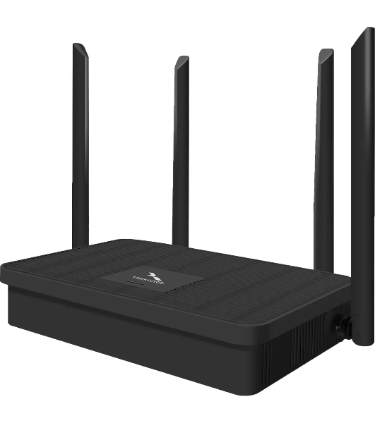 Маршрутизатор Триколор TR-router-04 (046/91/00057758) AC1200 10/100/1000BASE-TX черный