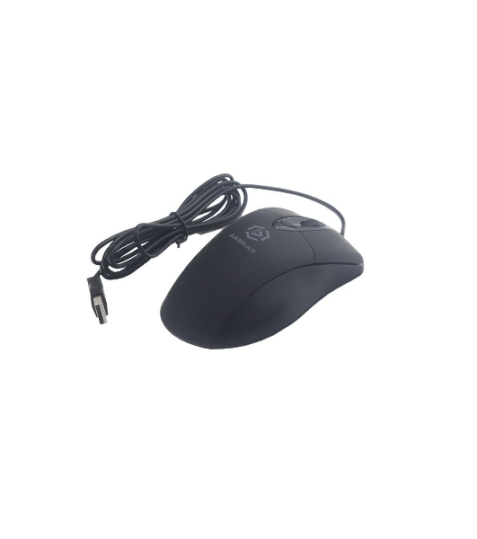 Мышь проводная Raskat M018 черный, 3200 dpi, USB, кнопки - 6