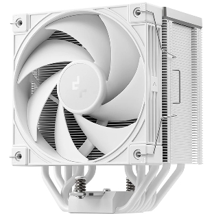 Кулер для процессора DEEPCOOL AK700 DIGITAL WH LGA1851/1700/1200/115X/AM5/AM4 (9шт/кор, TDP 260W, PWM, Fan 120mm, 7 тепл. трубок, Copper Base, белый) RET