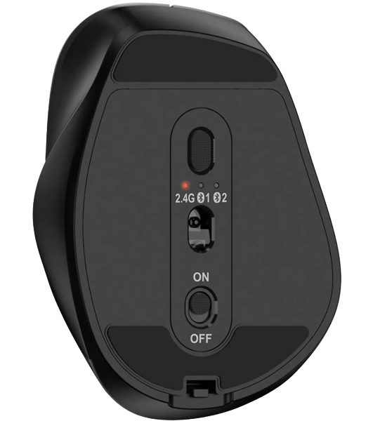 Мышь беспроводная Genius Ergo 9000S черный, 2400 dpi, радиоканал, Bluetooth, USB, кнопки - 6