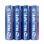 Батарейки Maunfeld Alkaline ААА(LR03 MBLR03-SR40, спайка 4 шт., 1.5 В, фото 1