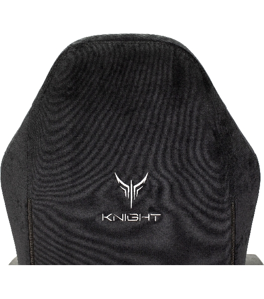 Кресло игровое Бюрократ Knight N1 Fabric черный Light-20, с подголов. крестовина металл