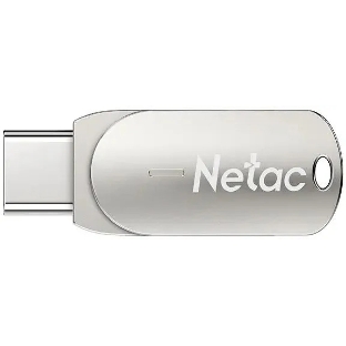 Флешка USB Netac U785C (NT03U785C-064G-32PN), 64Gb, USB 3.0/TypeC, R/W 110/45, серебристый