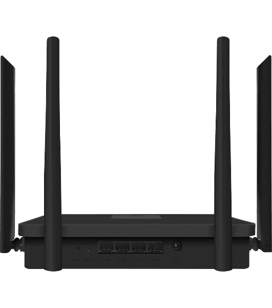 Маршрутизатор Триколор TR-router-04 (046/91/00057758) AC1200 10/100/1000BASE-TX черный