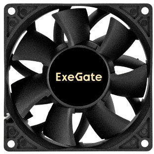 Вентилятор корпусной ExeGate EX09238B2P-24, 92 мм, 5000 об/мин, 56 дБ, 2-pin, без подсветки