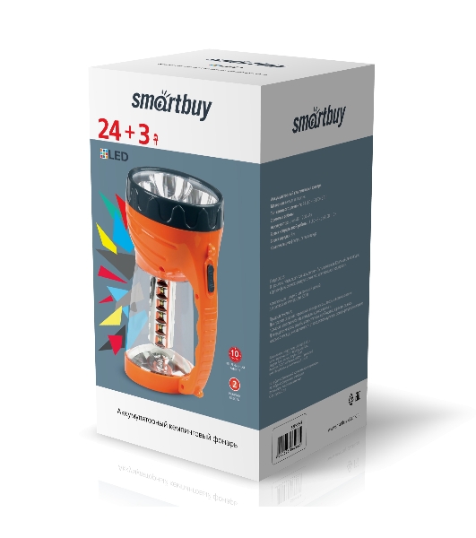 Фонарь Smartbuy (SBF-38-R) оранжевый