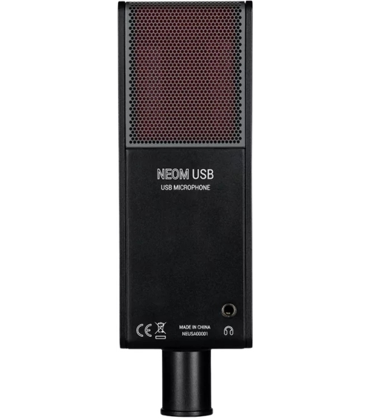 USB микрофон sE Electronics NEOM USB профессиональный конденсаторный с функцией plug-and-play, совместимый с настольными и мобильными устройствами, кардиоида, 20 Гц - 20 кГц, 24 Бит / 192 кГц, выход на наушники, микрофонная стойка в комплекте