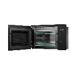 Встраиваемая микроволновая печь Kuppersberg HMW 651 B, High-Tech, 25 л, мощность 900 Вт, кварцевый гриль, поворотный стол, 5 уровней мощности, 8 автоматических программ, размораживание, сенсорное управление, дисплей, черный, фото4