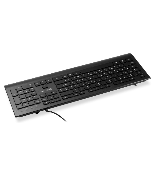 Клавиатура проводная Oklick 155M проводная, USB, черный
