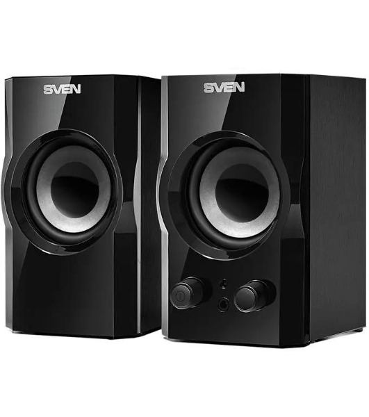 Акустическая система SVEN SPS-606, черный, акустическая система 2.0 (мощность 2x3 Вт(RMS))