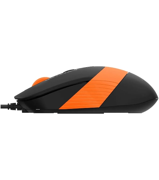 Мышь проводная A4Tech Fstyler FM10S черный/оранжевый, 1600 dpi, USB, кнопки - 4