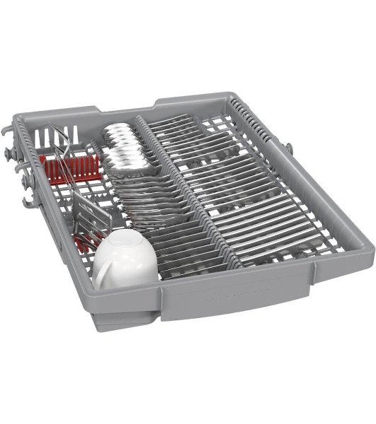 Встраиваемая посудомоечная машина Bosch SPV4EMX10E, серебристый, 44.8 см, 10 компл., 44 дБ, класс C