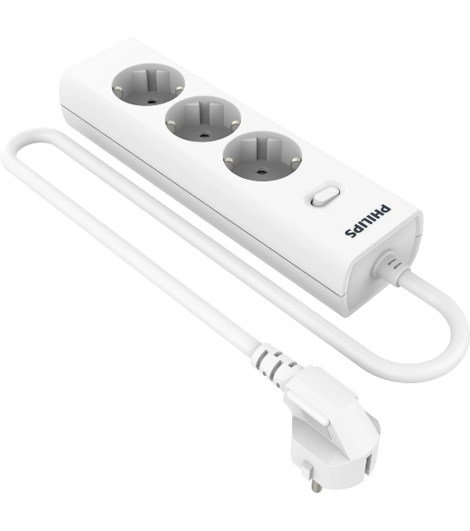 Сетевой фильтр Philips CHP2135WB/51, 3 м, 3 розетки, белый