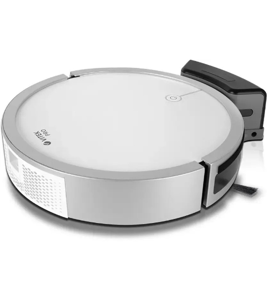Робот-пылесос Vitek VT-1804 белый/серый, 2500 мАч Li-Ion, уборка сухая/влажная, пылесборник контейнер 0.45 л