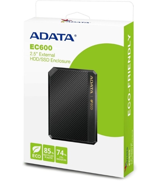 Корпус для HDD/SSD ADATA EC600-BCBK 