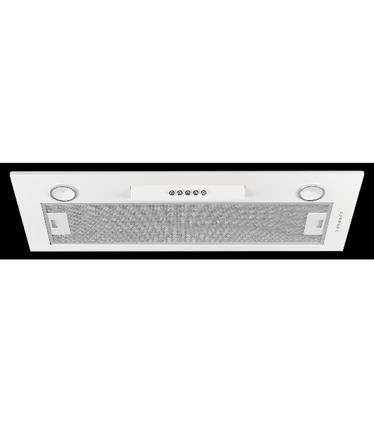 Вытяжка встраиваемая Kuppersberg Inlinea 70 WX белый/нержавеющая сталь, 70 см, 1300 куб. м/ч, 41 дБ