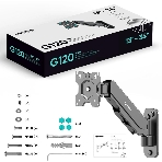 Кронштейн (держатель) ONKRON G120 для телевизора 13'-34' дюймов настенный, черный, фото3