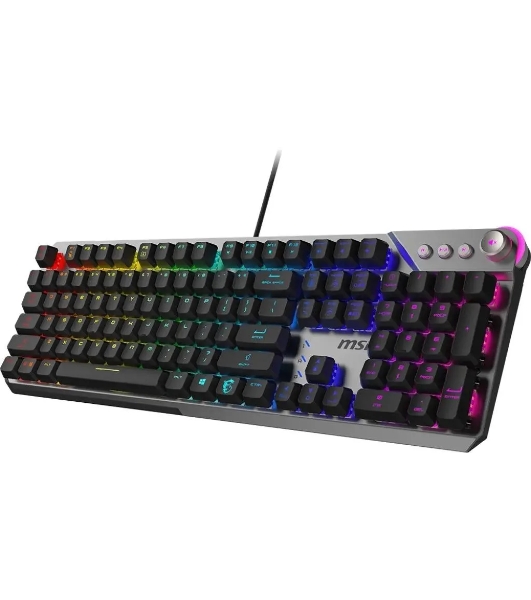 Клавиатура MSI STRIKE 600 Black проводная, USB Type-A, чёрный