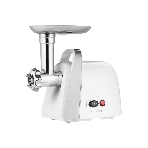 Мясорубка электрическая Galaxy Line GL 2421 белый, 1600 Вт, 1.5 кг/мин, реверс, защита от перегрузки, металлический лоток, насадки - 5, фото 1