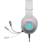 Гарнитура Redragon Hylas белая, проводная, USB / 2 x mini jack 3.5 мм, подсветка, фото4