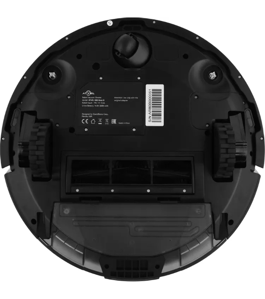 Робот-пылесос Atvel R80 Base черный, 2600 мА*ч Li-Ion, уборка влажная/сухая, пылесборник контейнер 0.34 л