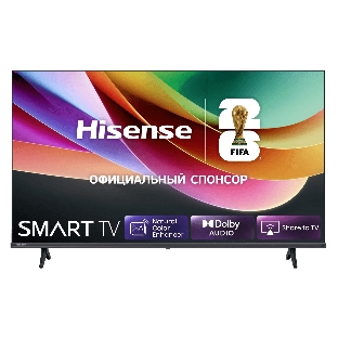 Телевизор Hisense 40' 40A4S черный LED FHD 60Hz Smart TV HomeOS