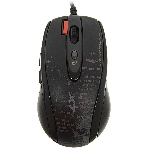 Мышь проводная A4Tech F5 черный, 3000 dpi, USB, кнопки - 7, фото 1