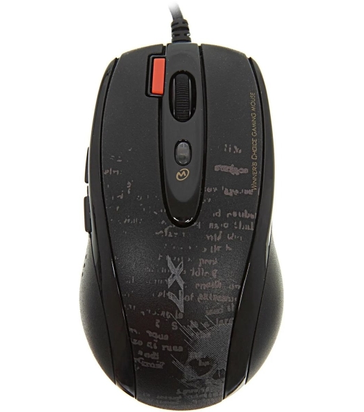Мышь проводная A4Tech F5 черный, 3000 dpi, USB, кнопки - 7