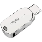 Флешка USB Netac U785C (NT03U785C-064G-32PN), 64Gb, USB 3.0/TypeC, R/W 110/45, серебристый, фото5