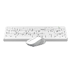 Комплект клавиатура+мышь A4Tech FStyler FG1010 беспроводной, USB, 2000 DPI, белый/серый, фото10