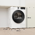 Сушильная машина Gorenje DG48D белый, 8 кг, сушка - конденсационная, программ - 15, 60 x 85 x 65.5 см, фото2