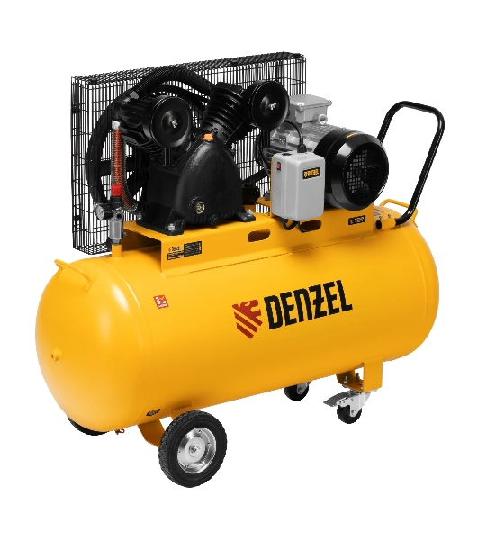 Компрессор воздушный Denzel рем. привод BCV 5500-T/200, 5,5 кВт, 200 литров, 850 л/мин
