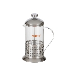 Френч-пресс MALLONY B511-600ML 'Клетка' сталь, фото 1