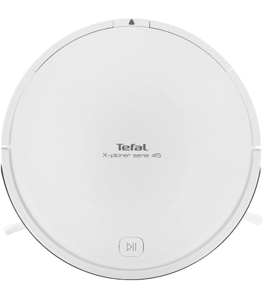 Робот-пылесос Tefal RG8227WH белый, 2200 мА·ч Li-Ion, уборка сухая, пылесборник контейнер 0.44 л