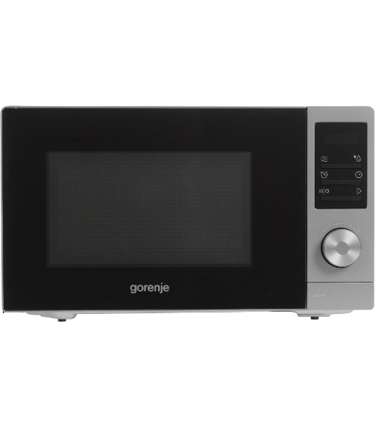 Микроволновая печь Gorenje MO20A3T4 серый/черный, 20 л, 700 Вт, переключатели - поворотный механизм