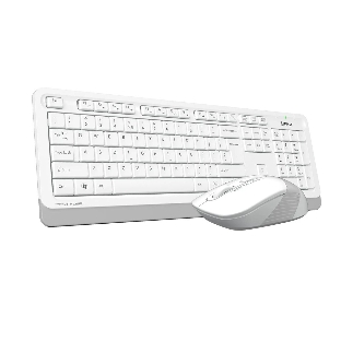 Комплект клавиатура+мышь A4Tech FStyler FG1010 беспроводной, USB, 2000 DPI, белый/серый